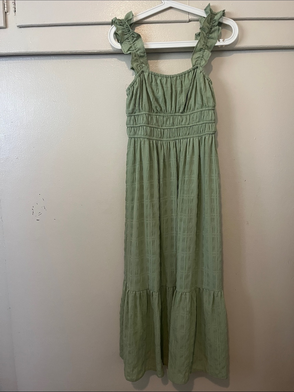 Kingston Light Mint Green Textured Sundress